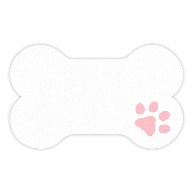 Bone Shaped Feeding Mat for Pet Dining Areas