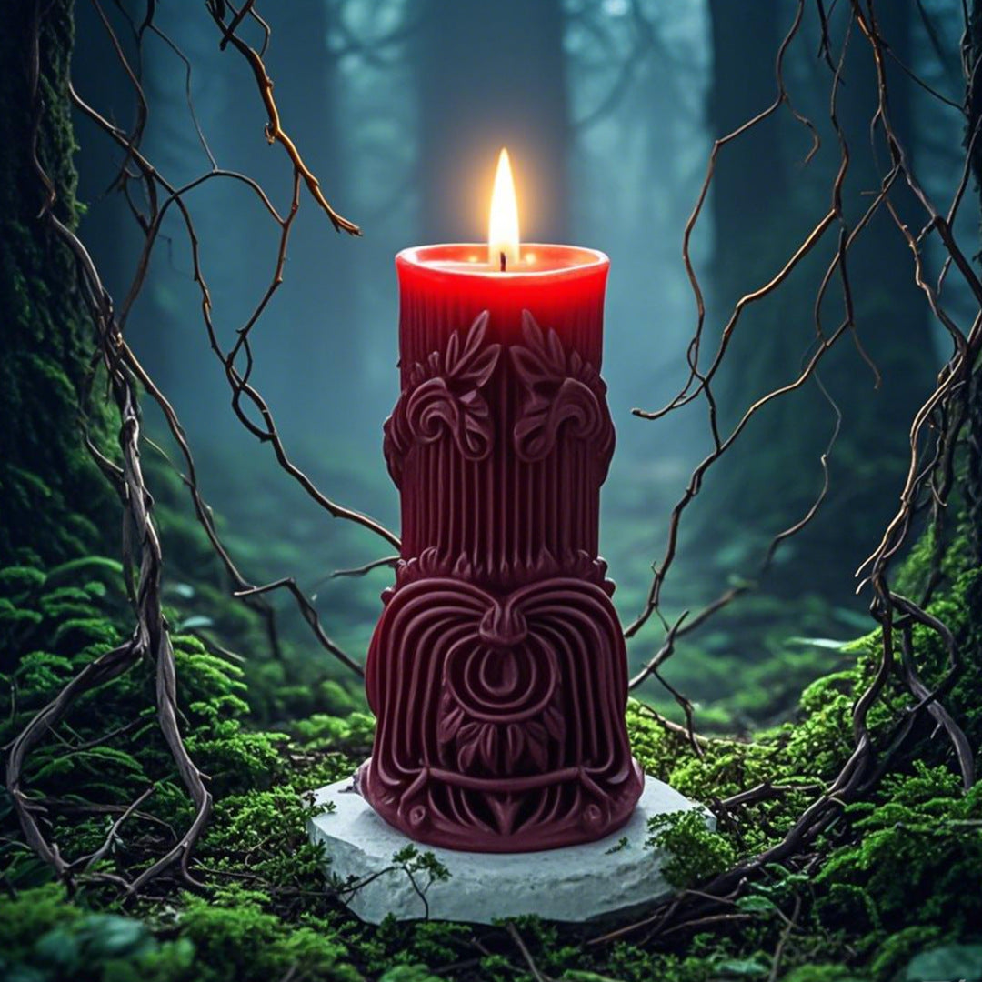 Artistic Floral Candle Holder
