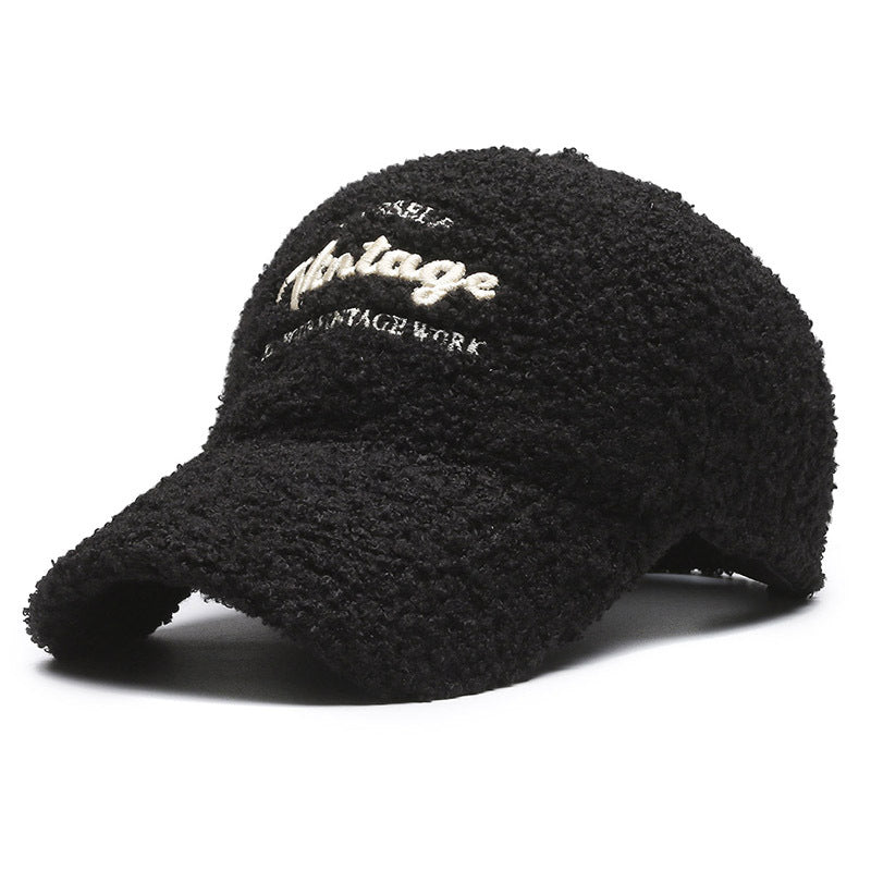 Women's Vintage-Inspired Plush Baseball Cap Stornfield