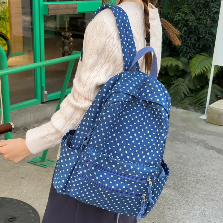 Star-Patterned Casual Backpack Stornfield 1791205518