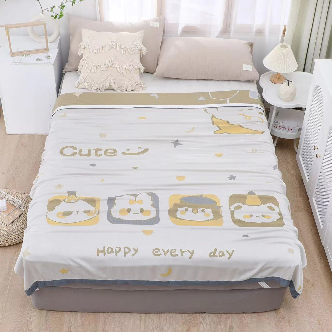 Ladies bedspread with playful nature motif Stornfield
