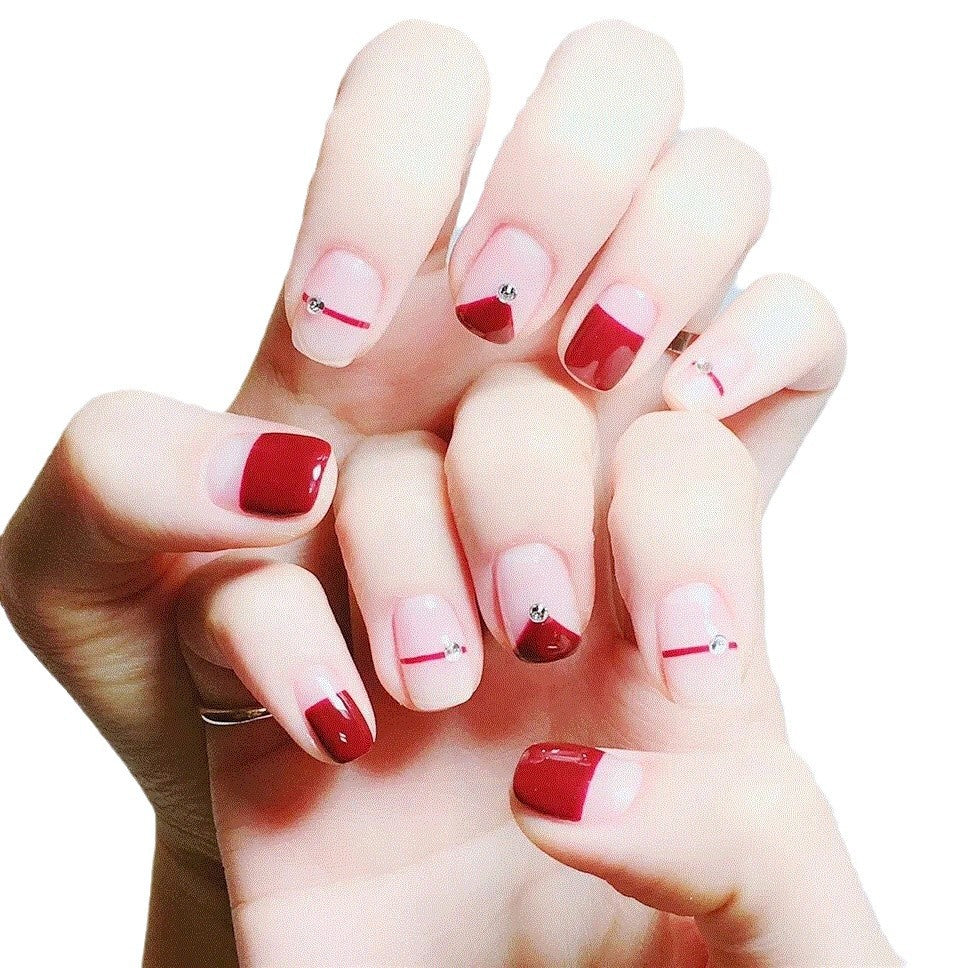 Decorative Press-On Nail Art Set