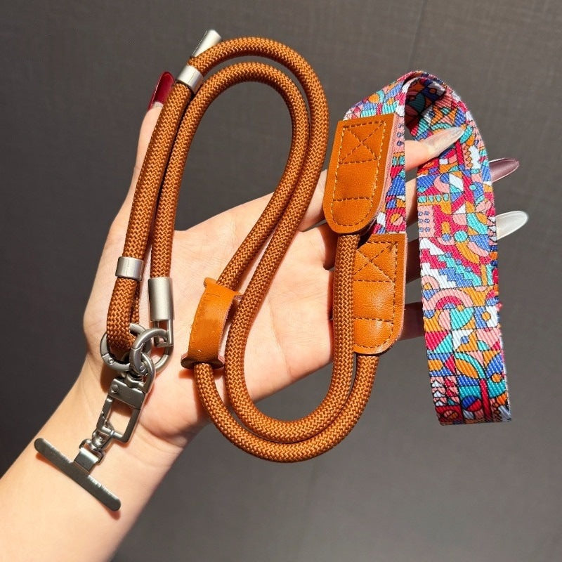 Multifunctional Dog Leash with Decorative Strap Stornfield