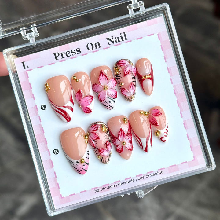 Artistic Reusable Press-On Nail Set
