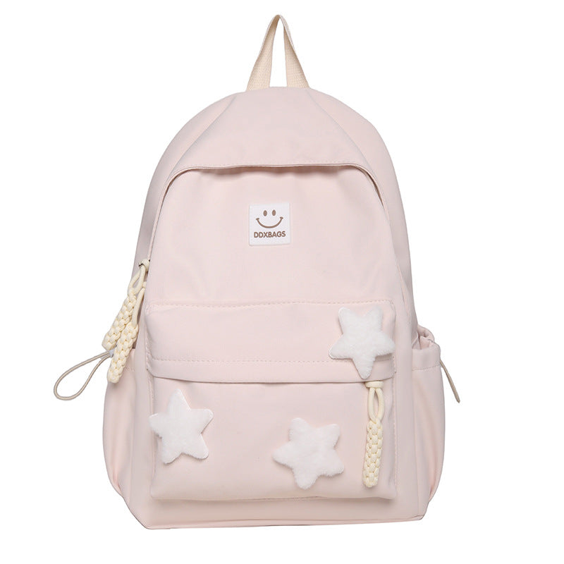 Adorable Star-Accent School Backpack Stornfield