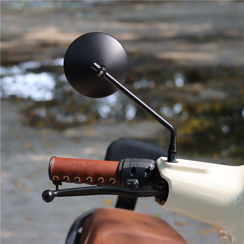 Adjustable motorcycle rearview mirror with modern design and high visibility Stornfield