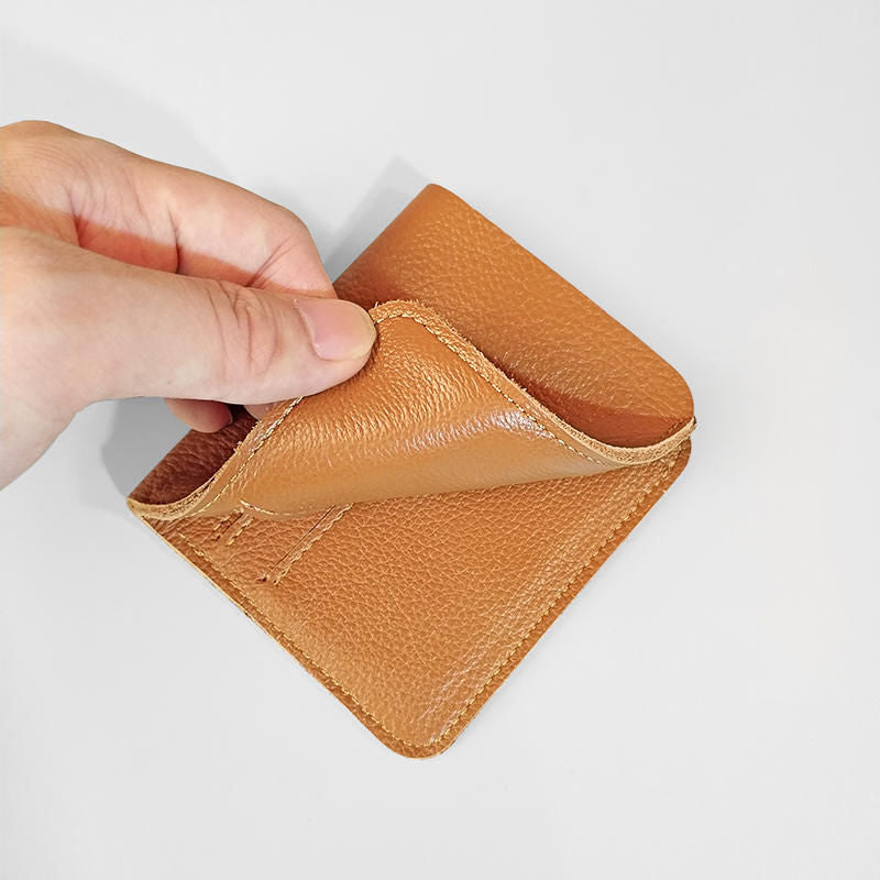 Textured Leather Bi-Fold Wallet Stornfield
