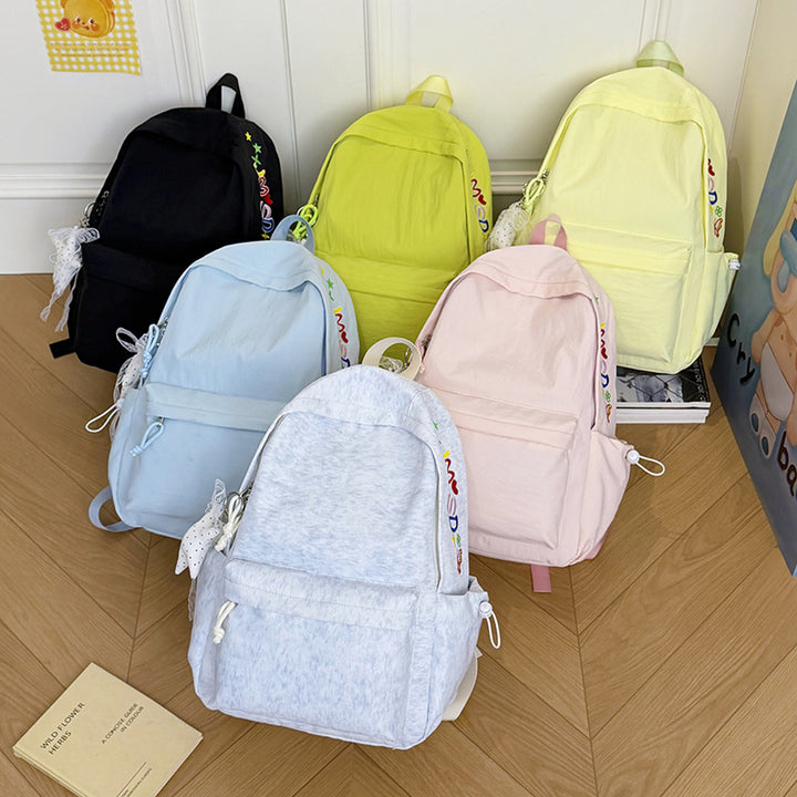 Decorative Character-Embellished Casual Backpack Stornfield