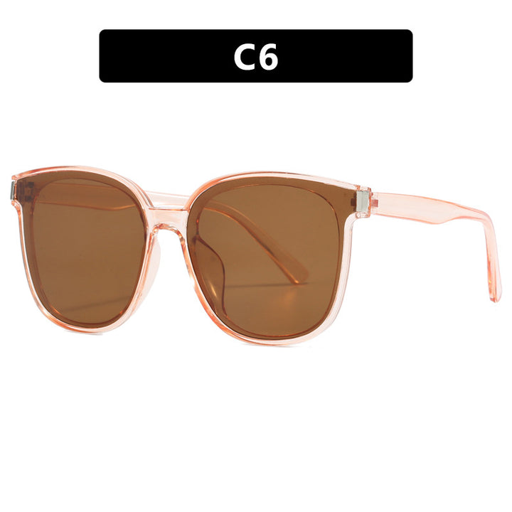 Women's stylish sunglasses with high-quality, transparent plastic frame Stornfield