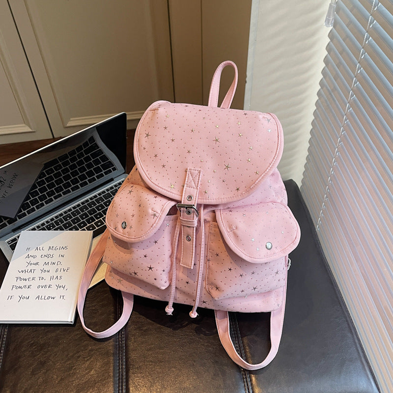 Starry Print Backpack