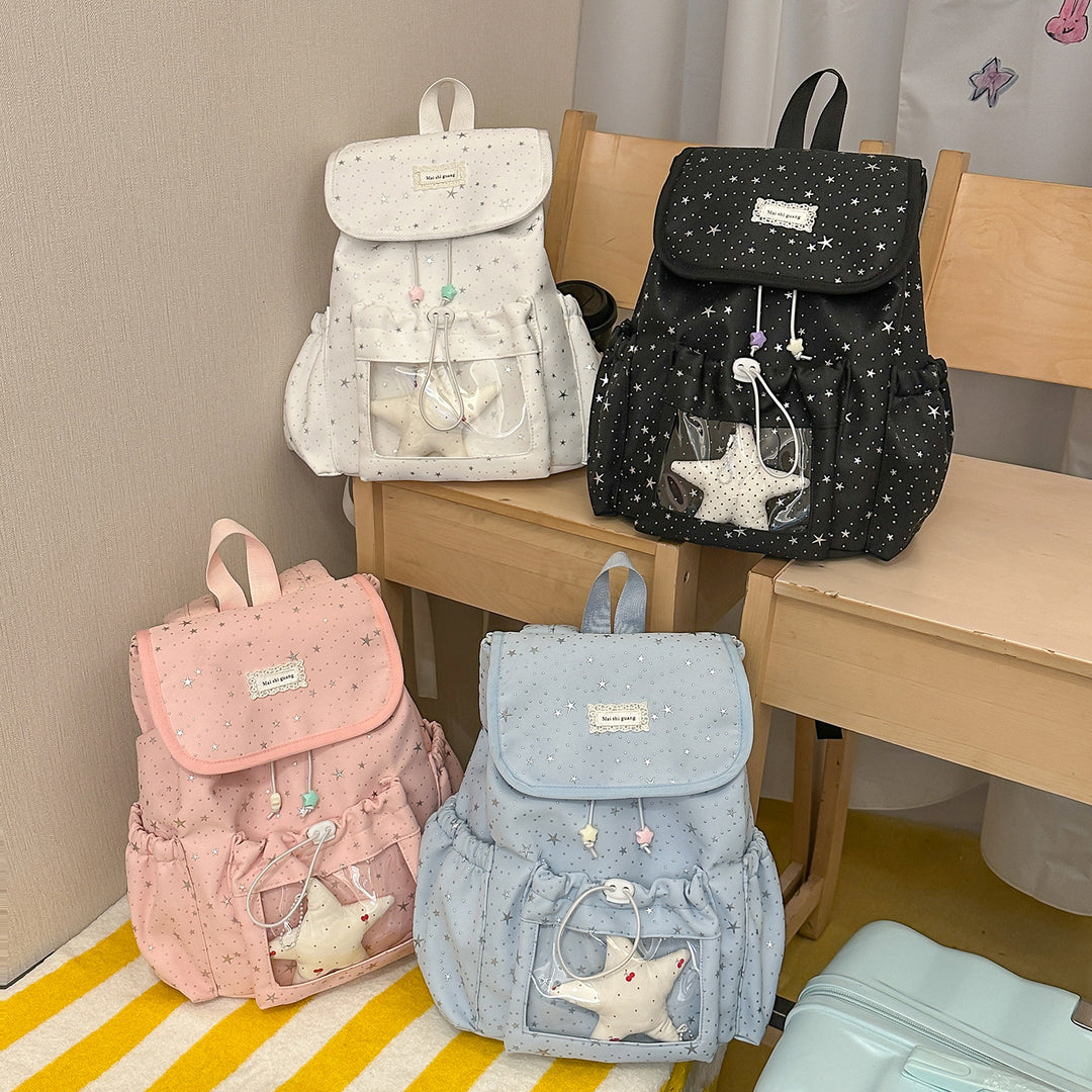 Fun Star-Embellished Mini Backpack Stornfield