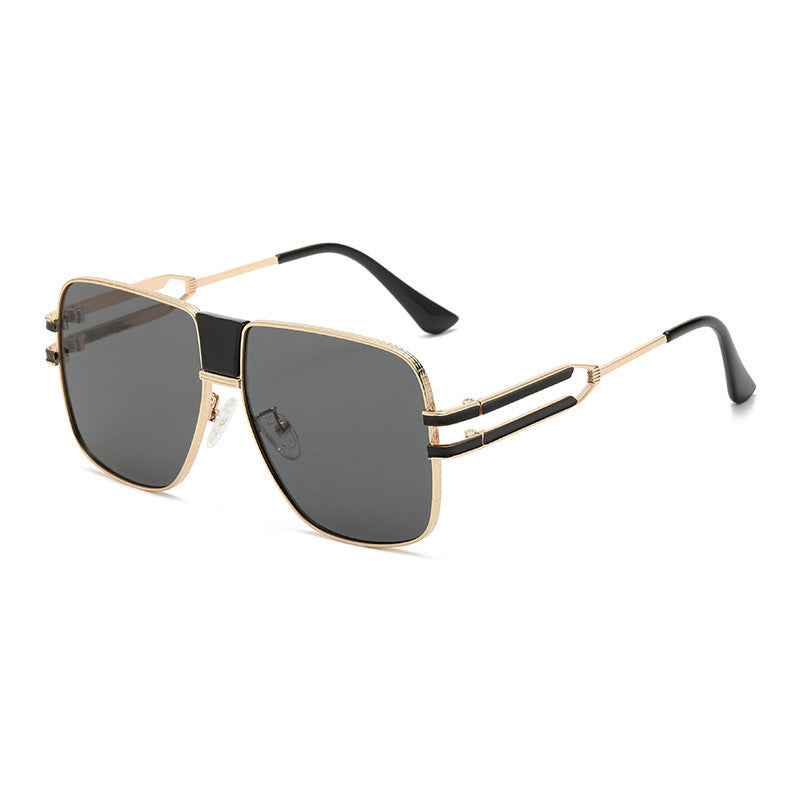 Women modern square sunglasses with elegant metal frame Stornfield