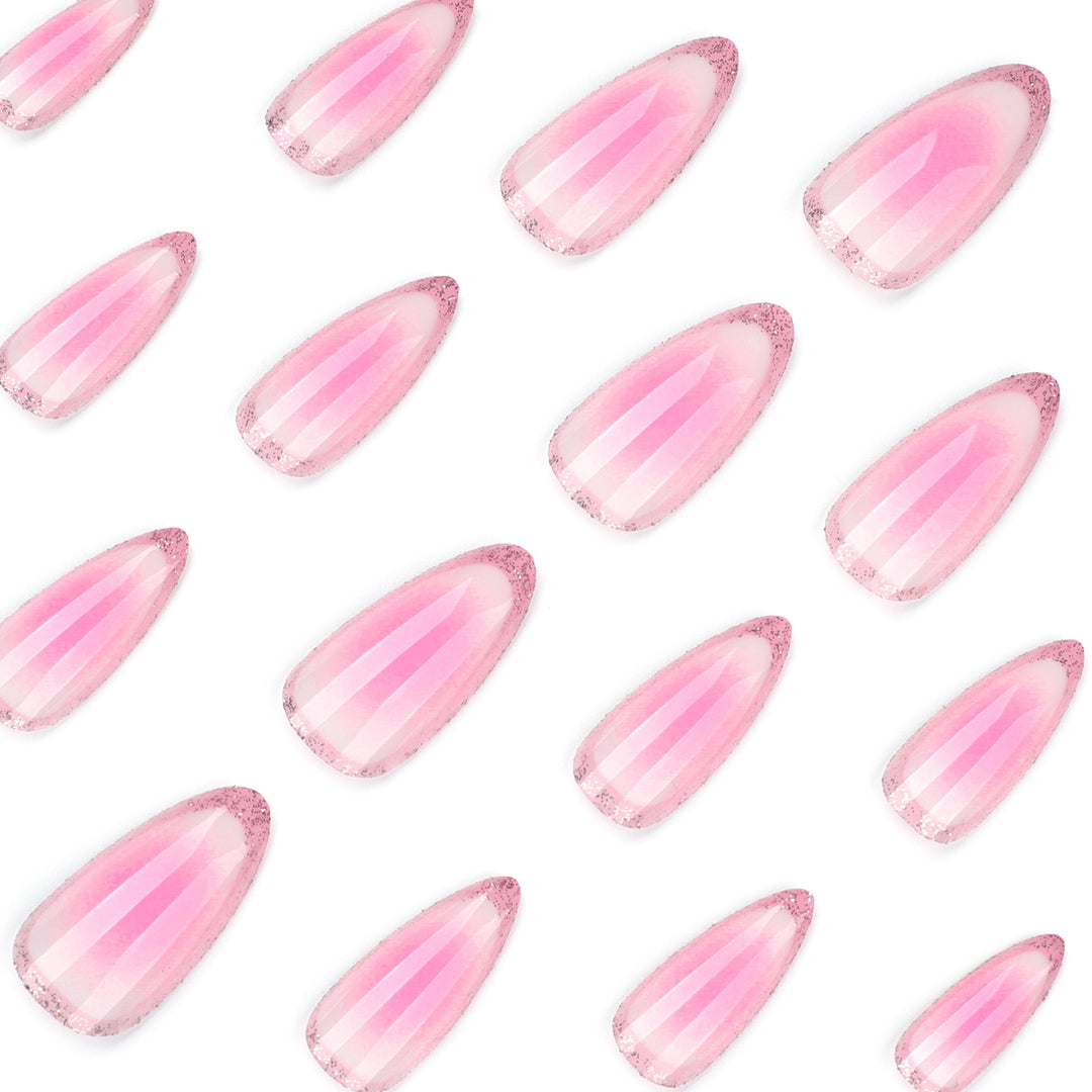 Artful Acrylic Nails with Gentle Ombre Design Stornfield