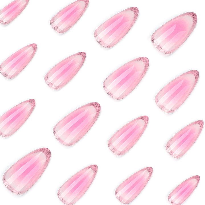 Artful Acrylic Nails with Gentle Ombre Design Stornfield