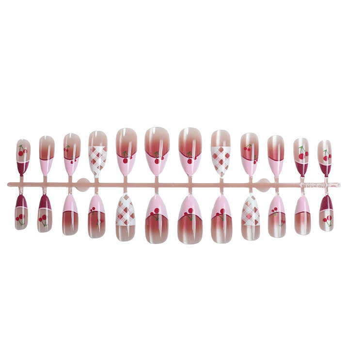 Artistic Cherry Blossom Press-On Nail Art Kit