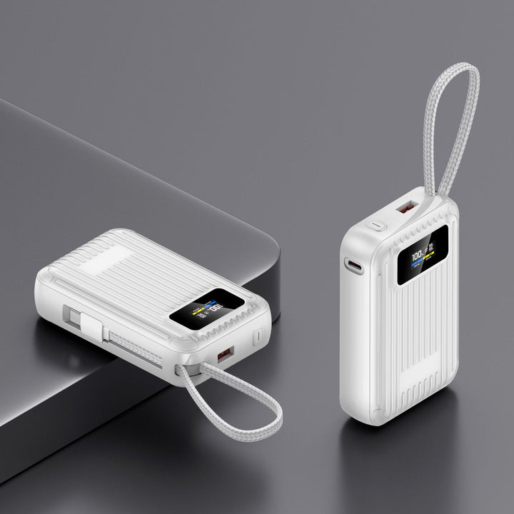 Compact power bank with intelligent LCD display and fast charging function Stornfield
