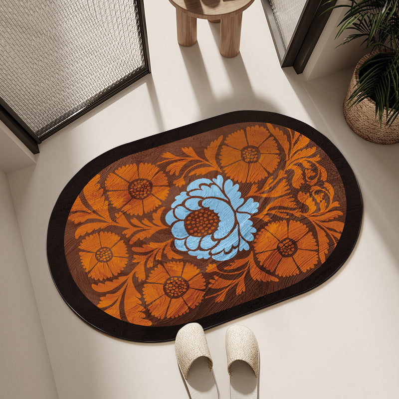 Floral Print Area Rug Stornfield