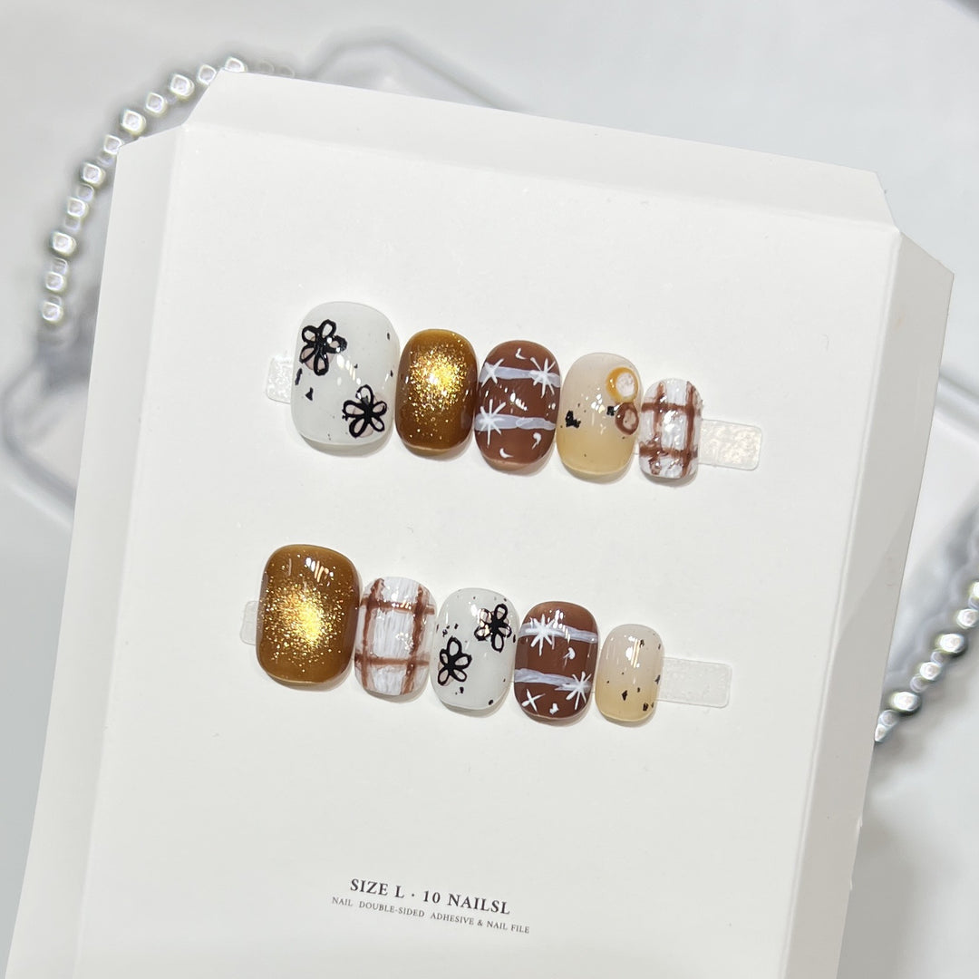 Creative Press-On Nail Art Set 1790734389
