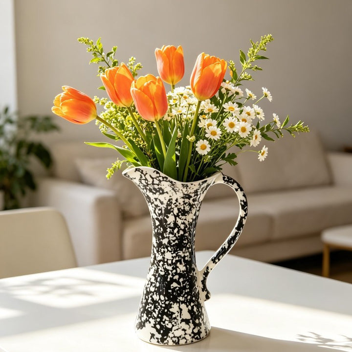 Decorative Floral Pitcher Stornfeild