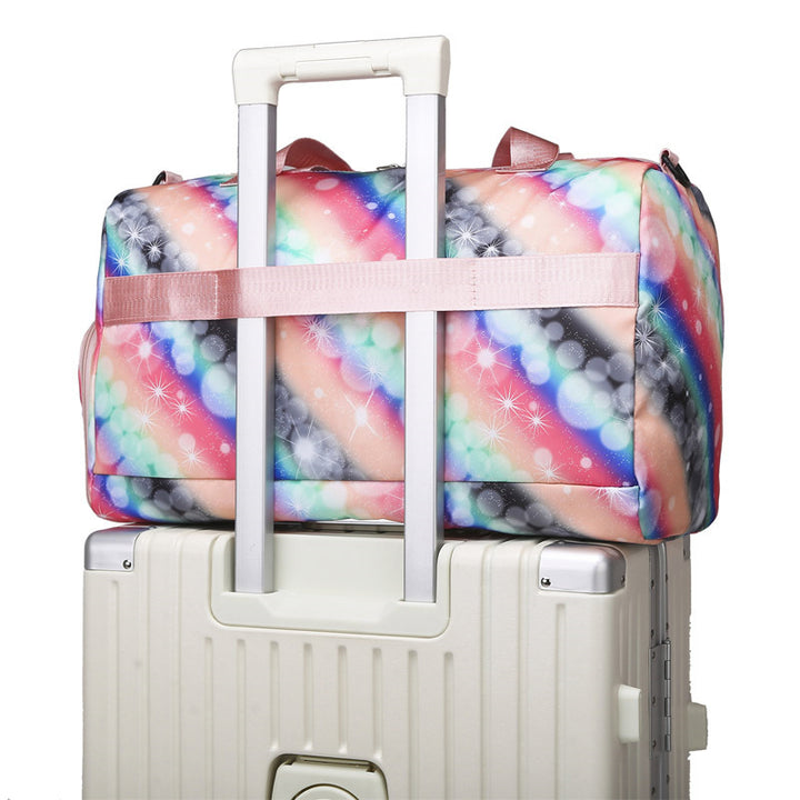 Colorful Patterned Travel Duffel Bag