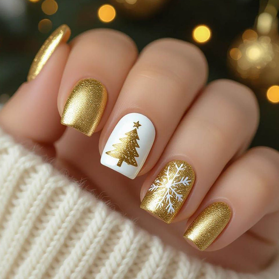 Seasonal Festive Nail Art Extensions Stornfield