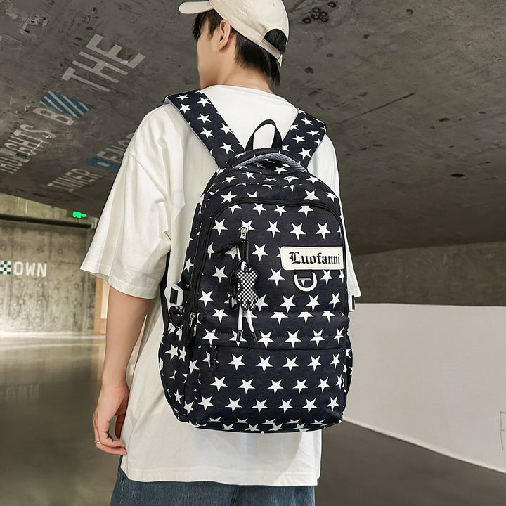 Casual Star-Patterned Backpack Stornfield 1791205638