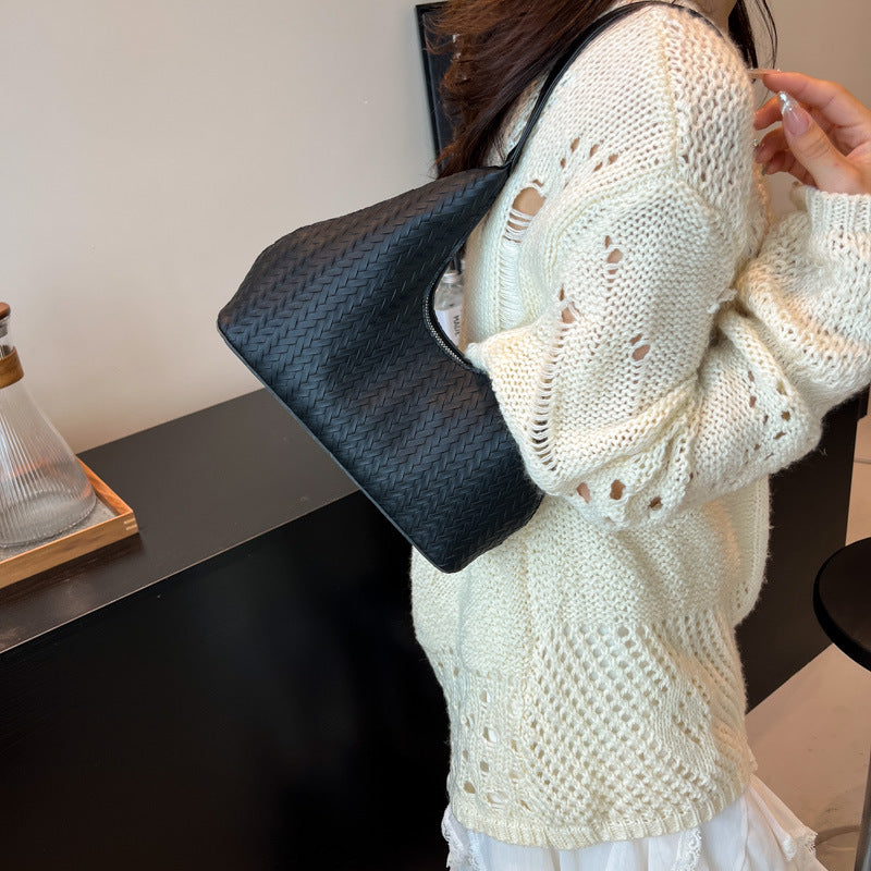 Textured Woven Shoulder Bag Stornfield