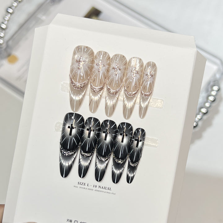 Elegant Press-On Nail Art Collection