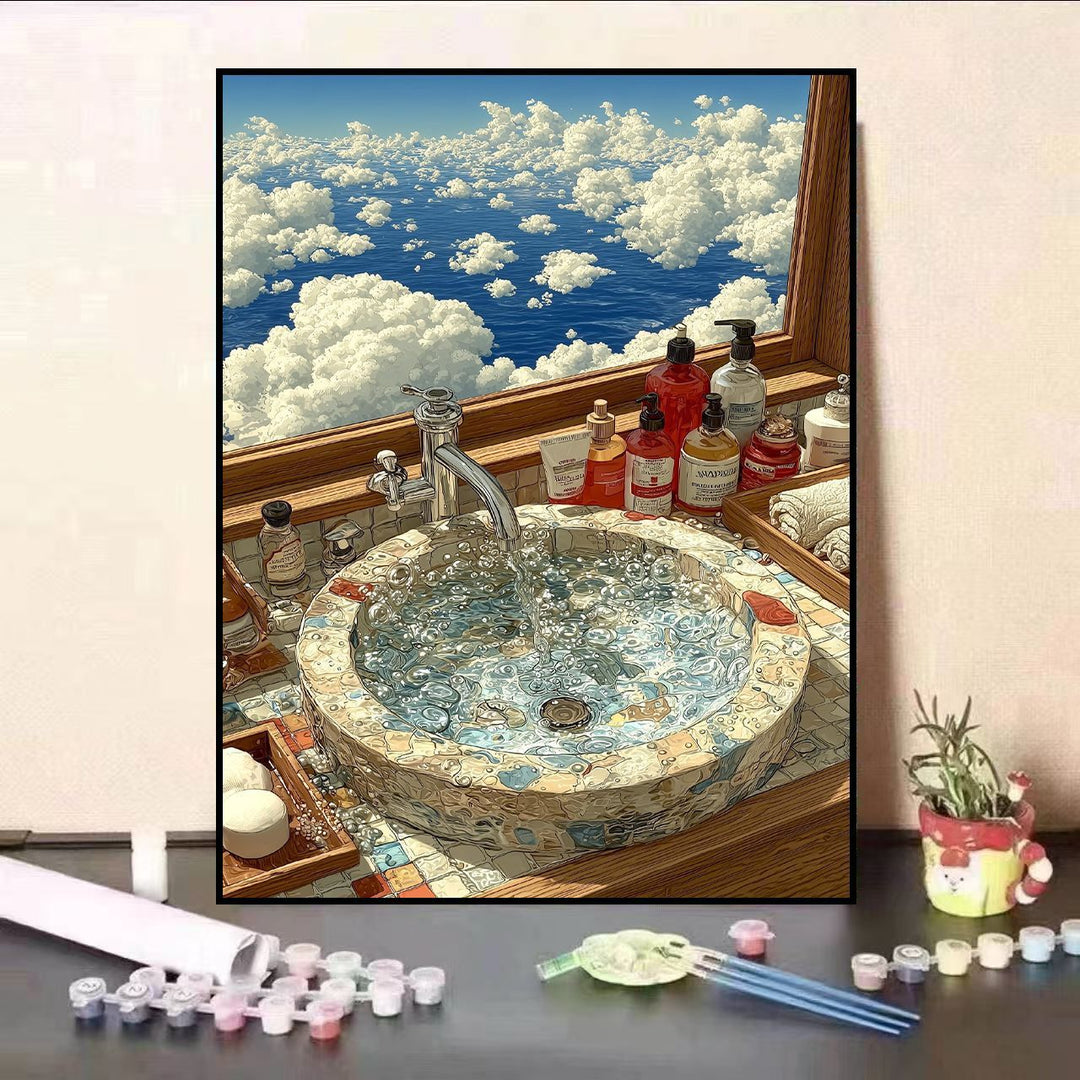 Scenic Balcony Canvas Art Print Stornfield