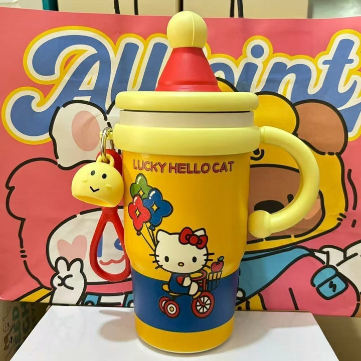 Women's insulated drinking cup with cute cat design Stornfield