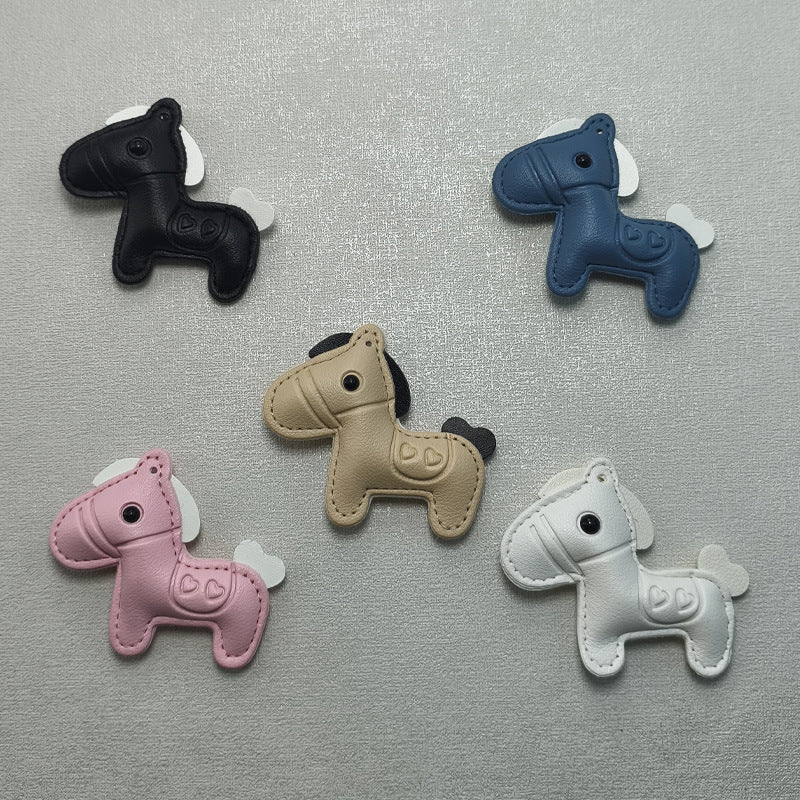 Leather Horse-Shaped Keychain Stornfield