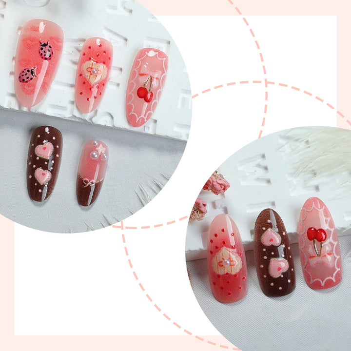 Fantasy-Themed Press-On Nail Art Set Stornfield