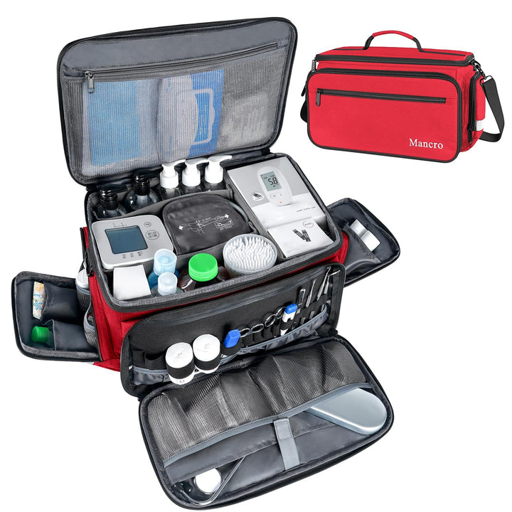 Unisex doctor's case with multiple compartments and organized storage Stornfield