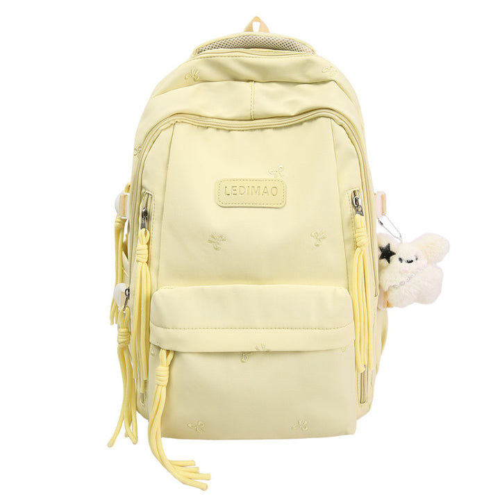 Casual Embroidered School Backpack Stornfield
