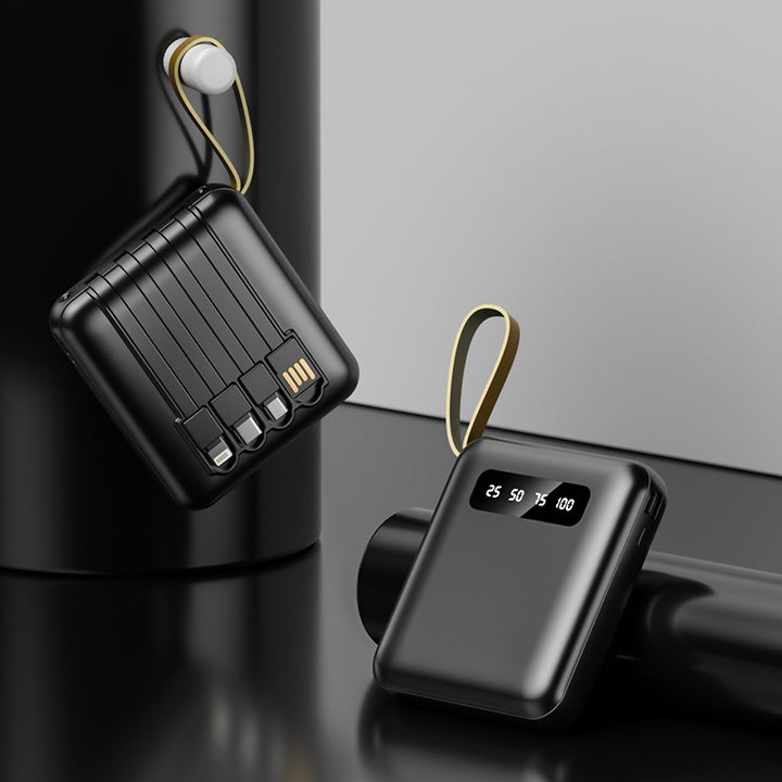 Multifunctional Power Bank with Integrated Cable System Stornfield