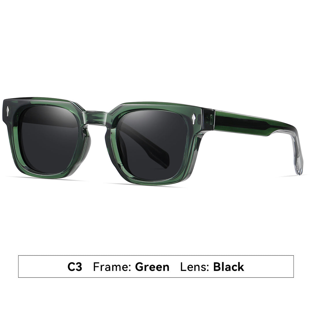 Women's fashionable sunglasses with square frame and gradient lenses Stornfield