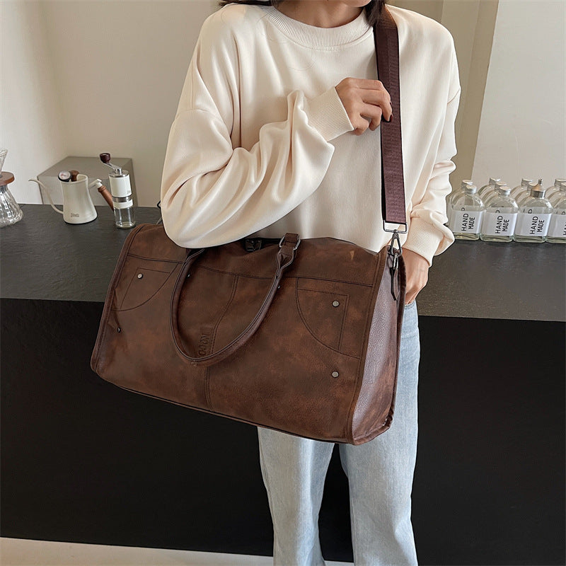 Elegant and Spacious Travel Bag Made of Durable Faux Leather Stornfield