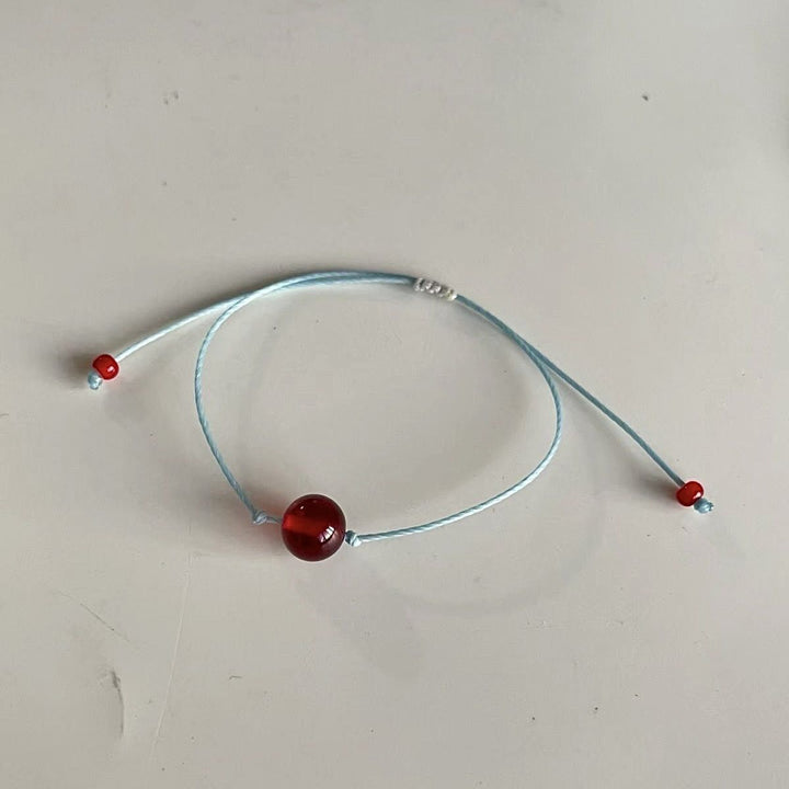 Adjustable Cord and Gemstone Bracelet Stornfield