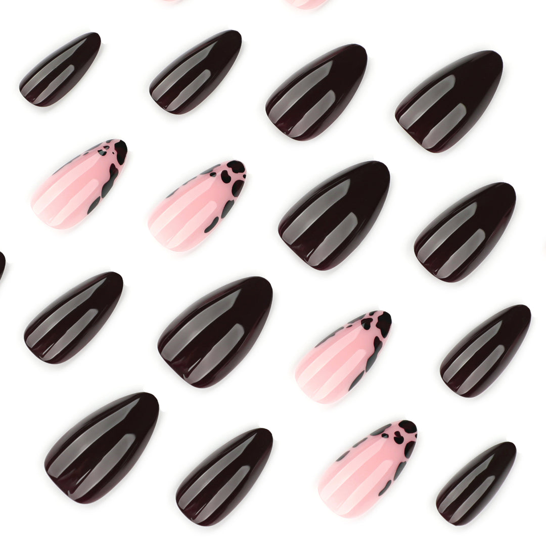 Artful stiletto nails with elegant design and glossy finish Stornfield
