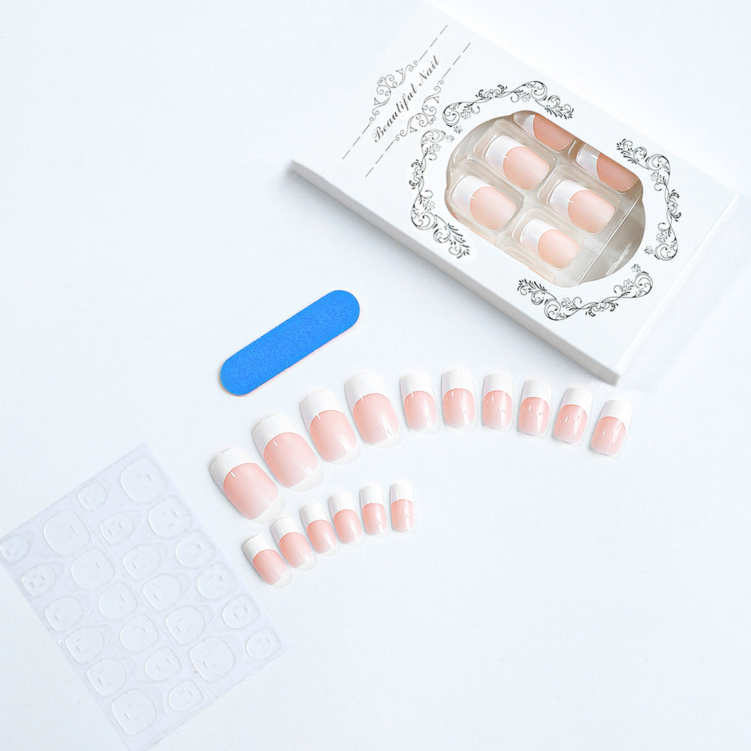 French Tip Press-On Nail Set Stornfield