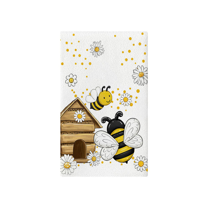 Oversized Quick-Dry Microfiber Beach Towel with Nautical Seashell Print