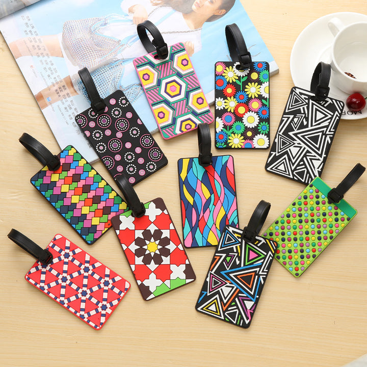 Unisex Luggage Tag in Artistic Design Bowlift
