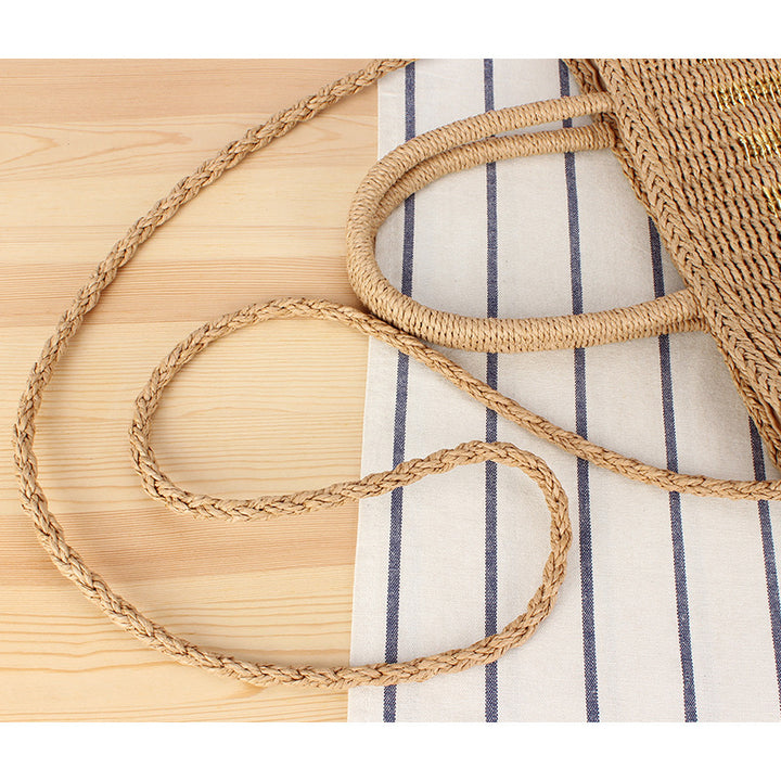 Braided tote bag with double carrying handles Stornfield