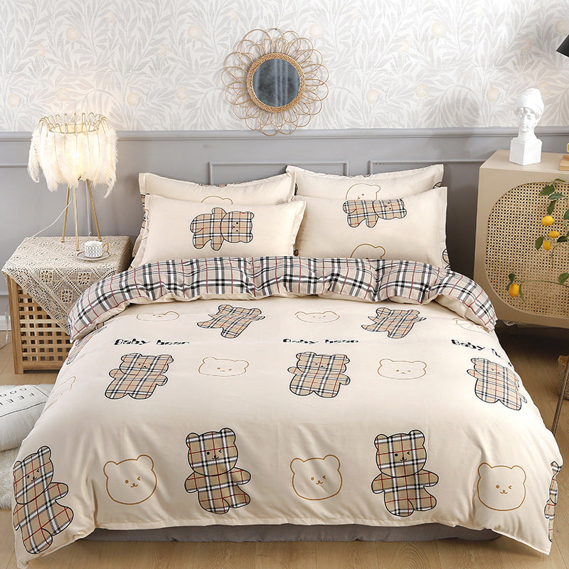 Cute Bear Themed Comforter Set