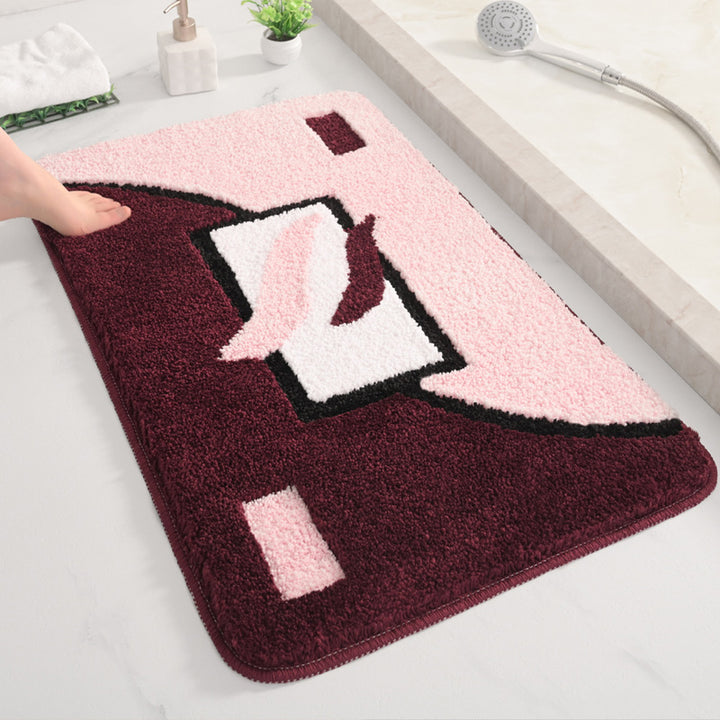 Abstract Pattern Bath Rug