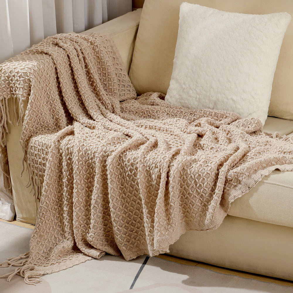 Women elegant structured blanket Stornfield