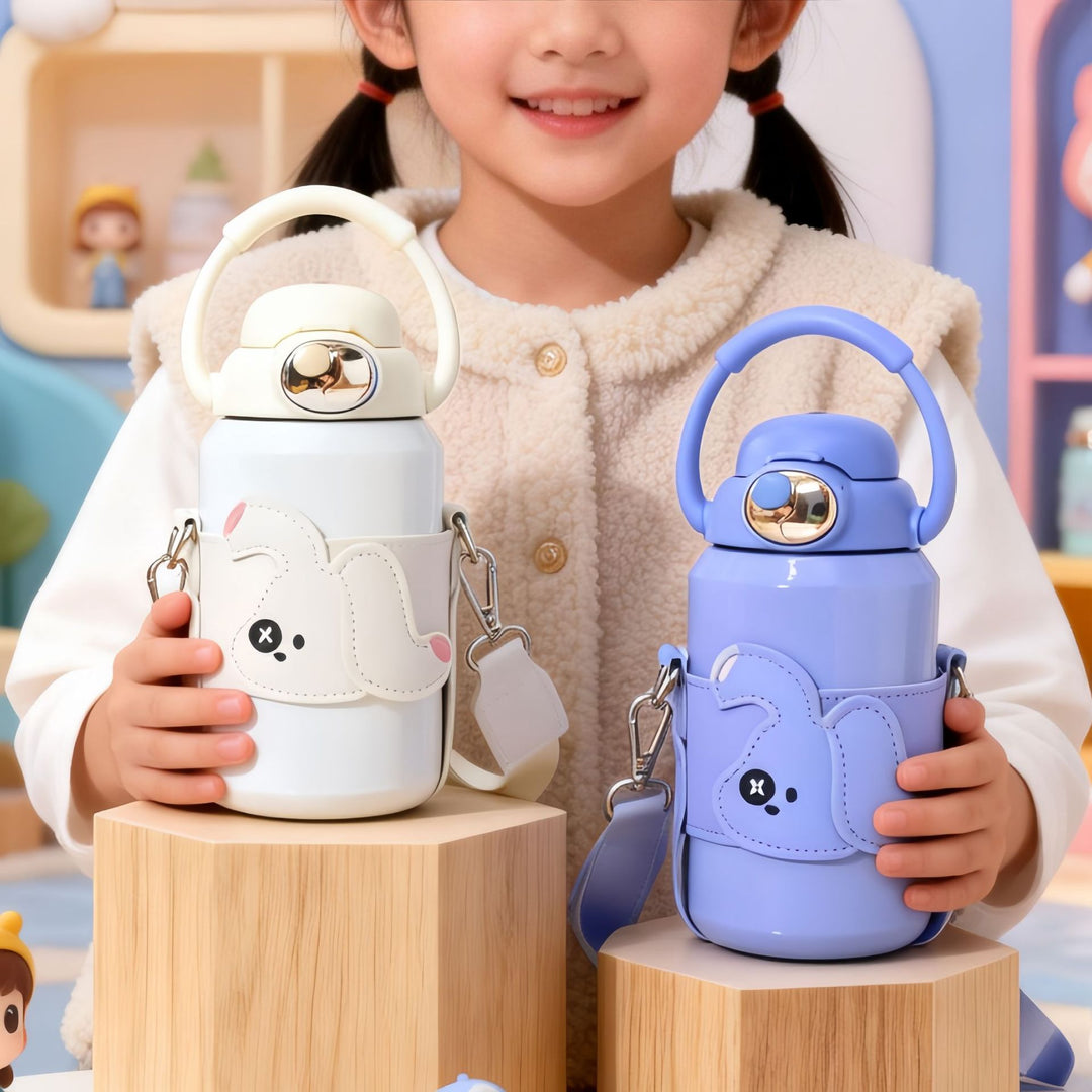 Ladies Insulated Water Bottle with Cute Bunny Design Stornfield