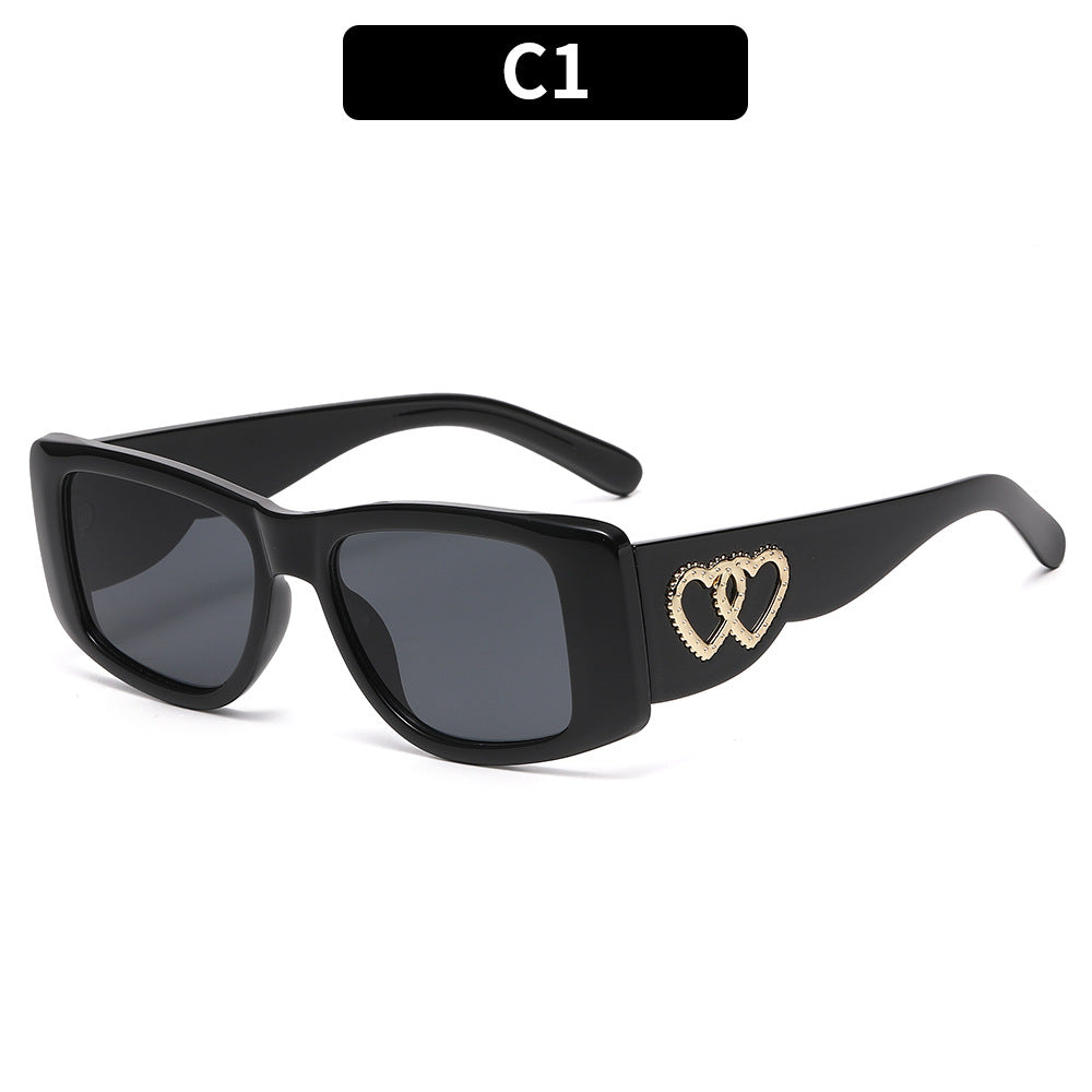 Elegant Statement Square Frame Sunglasses