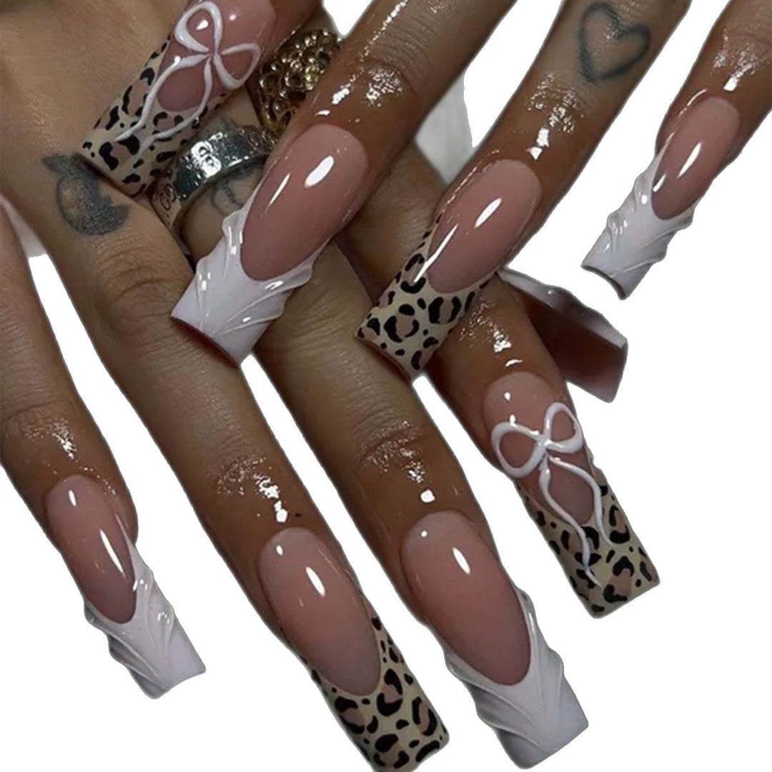 Elegant Floral Acrylic Nail Design Enhancements Stornfield