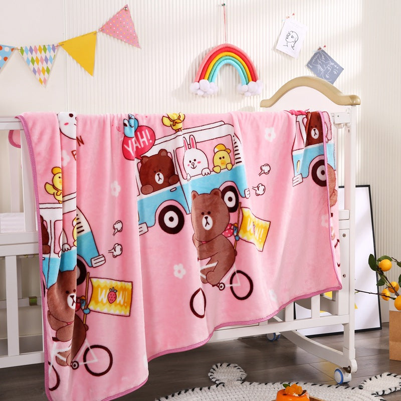 Children's Cartoon Character Fleece Blanket Stornfield